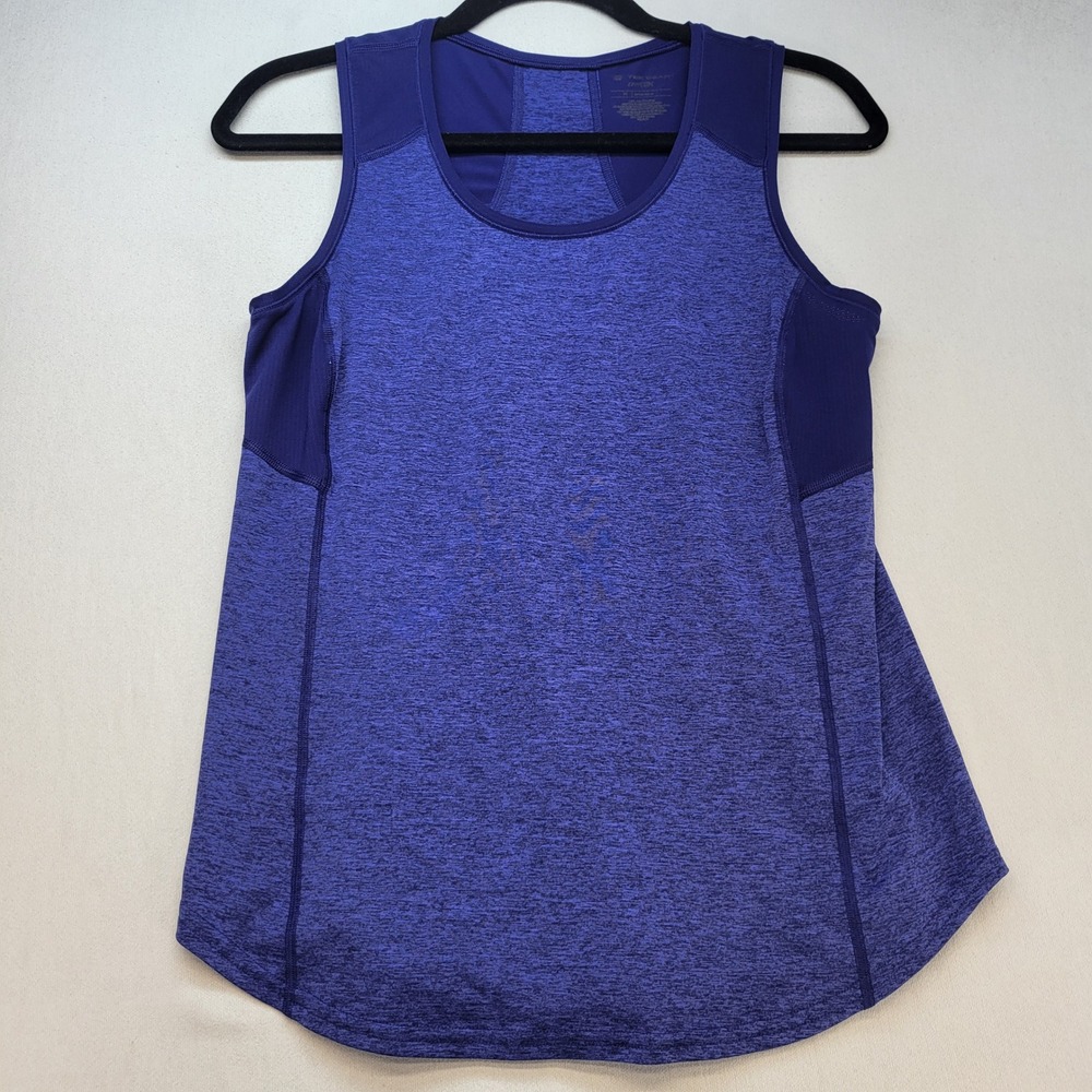 Tek Gear Tank Top Womens Medium Blue Athletic DryTek Mesh Racerback